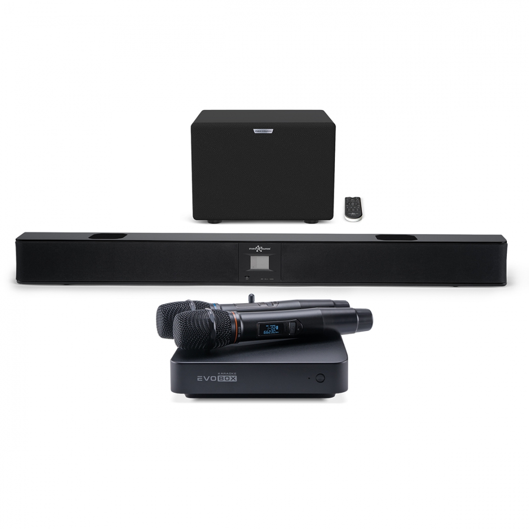 караоке-комплект EVOBOX Plus + EvoSound Bar (саундбар с караоке) в Кузнецке