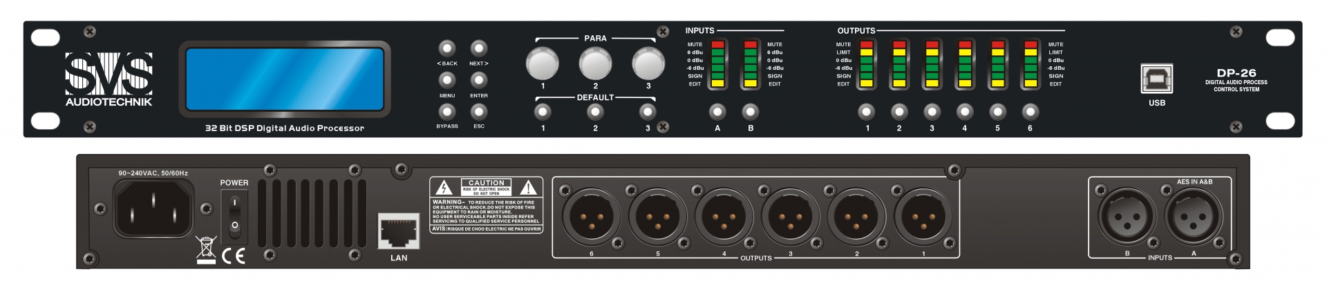 SVS Audiotechnik DP-26 Цифровой процессор: 2 входа 6 выходов в Кузнецке