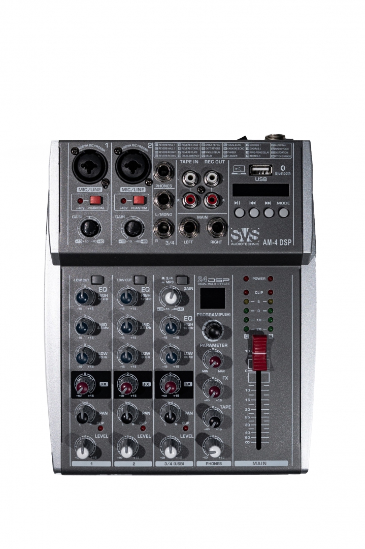 SVS Audiotechnik mixers AM-4 DSP Аналоговый микшерный пульт, 4-канала в Кузнецке