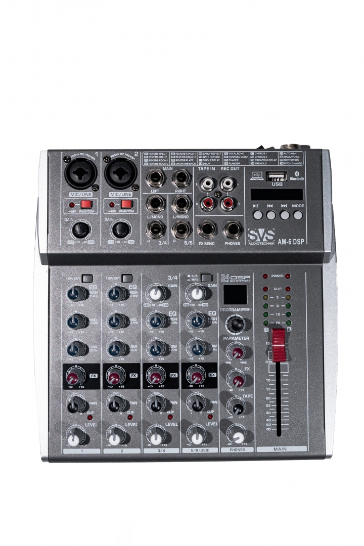 SVS Audiotechnik mixers AM-6 DSP Микшерный пульт аналоговый, 6-канальный SVS Audiotechnik mixers в Кузнецке